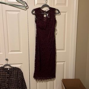 NWT cocktail dress with lace